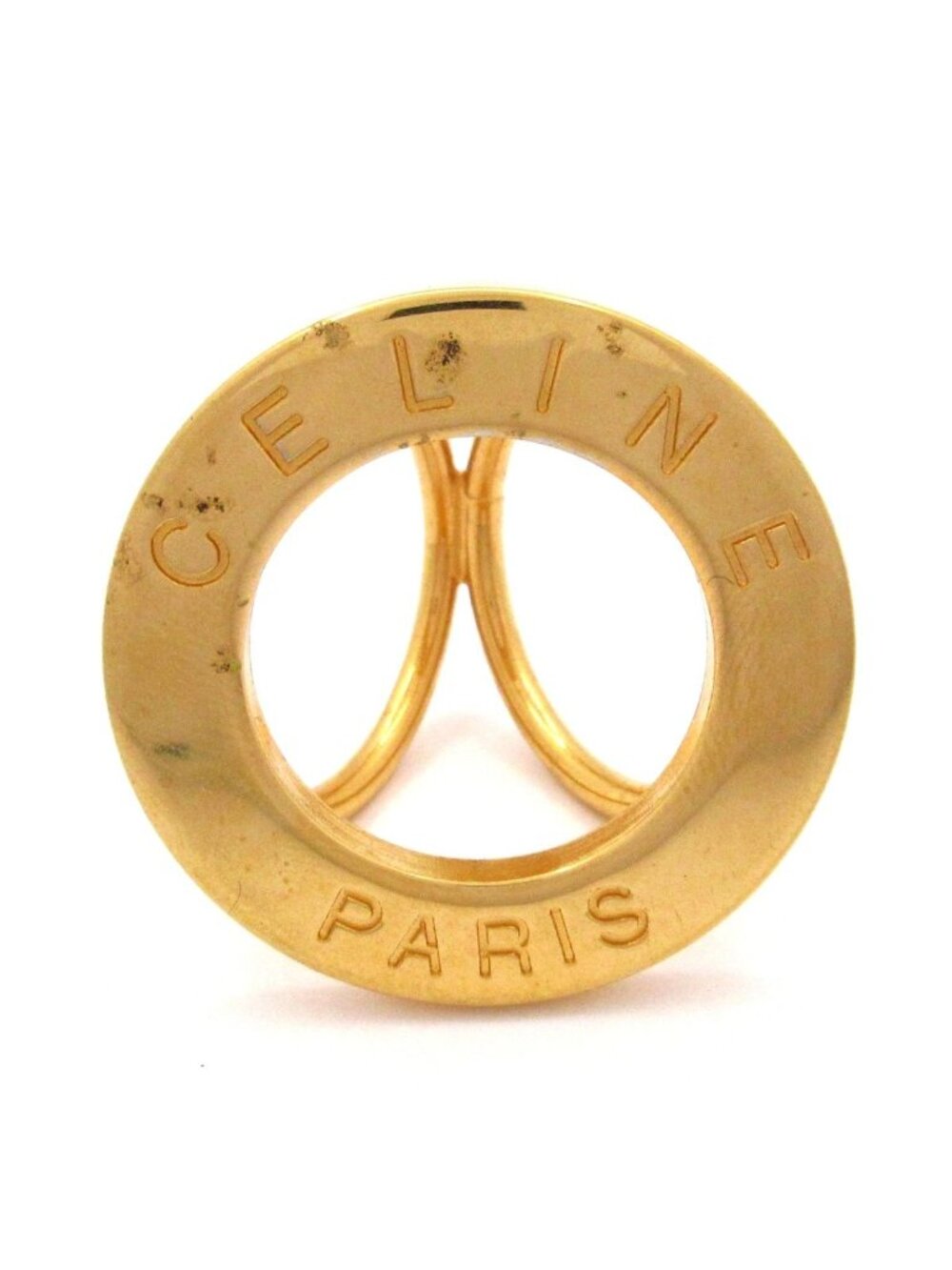 Celine Scarf Ring Gold
